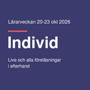 Lärarveckan 2026 | Individ kortköp